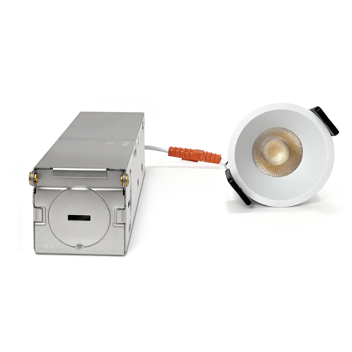 PRO-1A Series Deep Anti-Glare Full Spectrum LED Downlight | 90–140V | 4/12 Pack | 7W / 9W / 12W | 5CCT Adjustable | 24° Beam | White Housing | CRI>97 | Commercial Ceiling Recessed Light