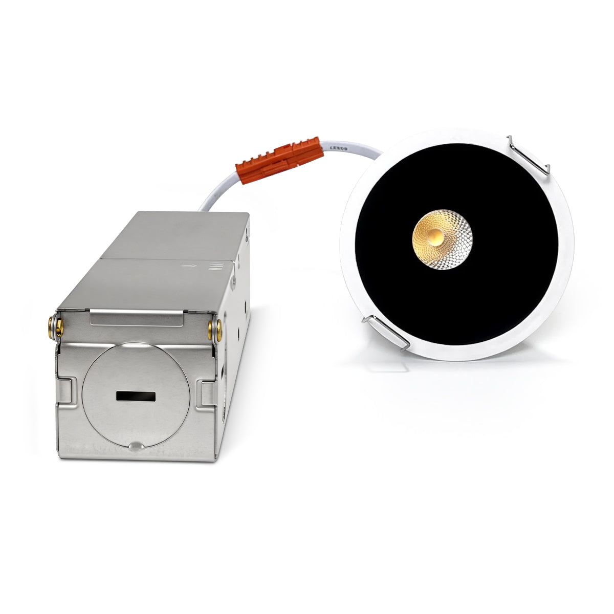 Mini spot LED directionnel 1 x 1,5 W - Diamètre 52 mm - 30 degrés - Mini spot LED encastrable - Petit spot de plafond - Spot LED pour armoire avec pilote LED