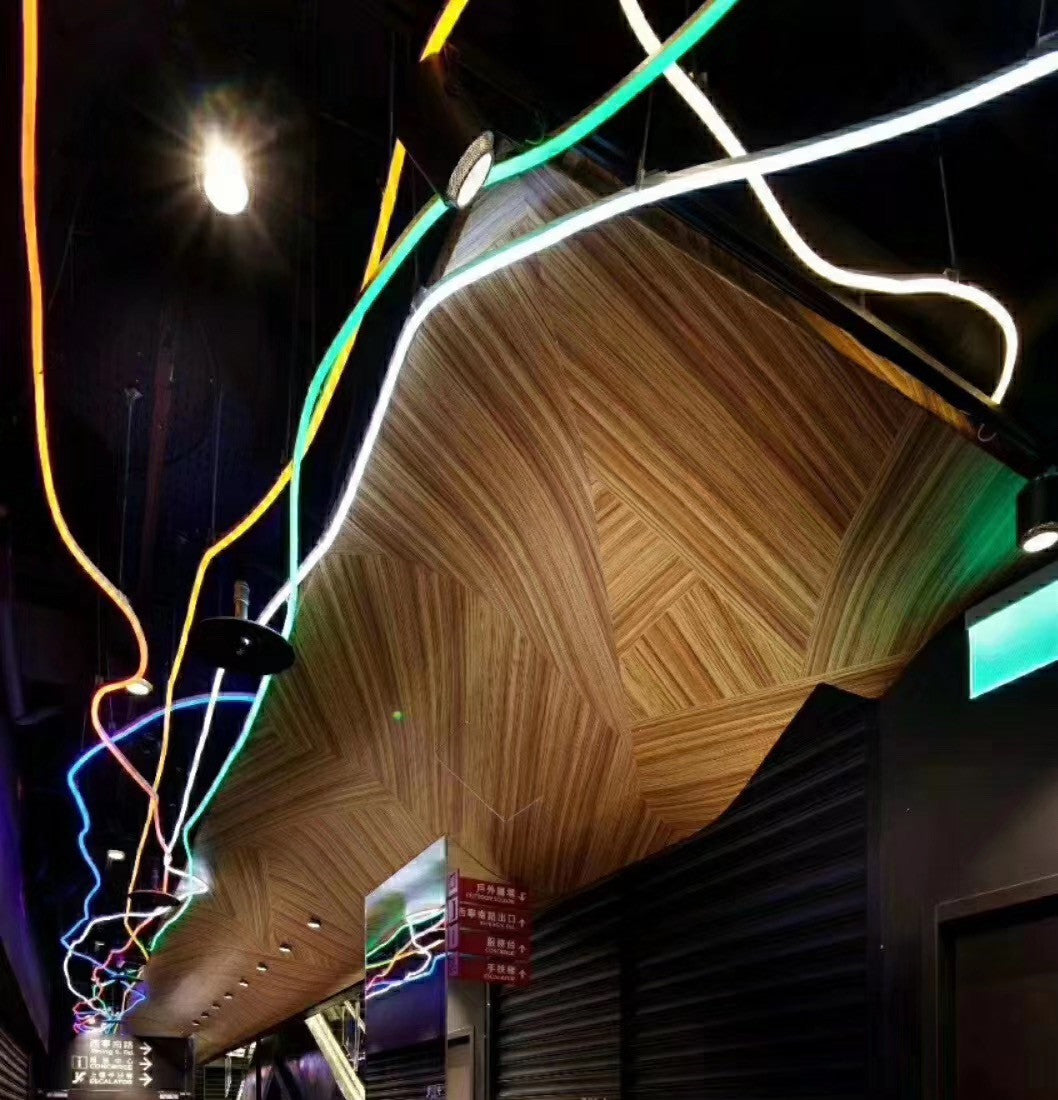 Neonlichtgehäuse – S22D Schwarz | ⏀22mm Silikon-LED-Kanalsystem | IP67 wasserdicht | 8mm Leiterplattenbreite | 164FT/50M | Lokaler Lagerbestand US/UK/DE