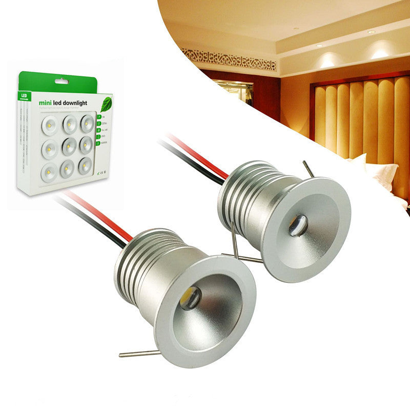 Lot de 9 mini spots LED étanches de 2,5 cm, 1 W, certifiés IP65, éclairage d'extérieur encastré en forme d'étoile