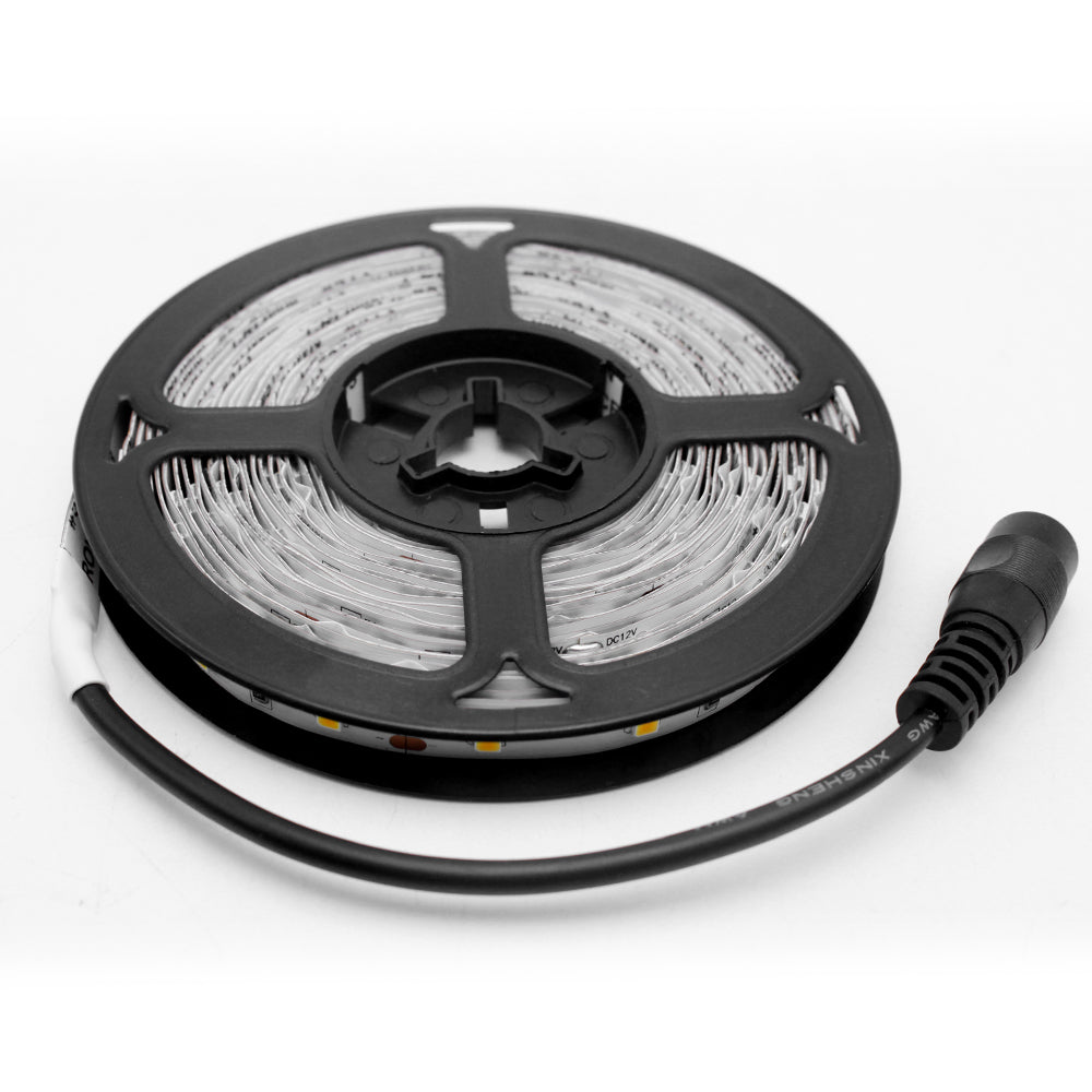 DC24V SMD2835 Full Spectrum LED Strip Light - CRI 97+ | 300 LEDs (60 LEDs/M) | 2700K / 3000K / 4000K / 5500K / 6500K | 10W/M | 8mm PCB | CRI 97+ | IP00 / IP67 | for Mirror, Kitchen Cabinet, Bedroom