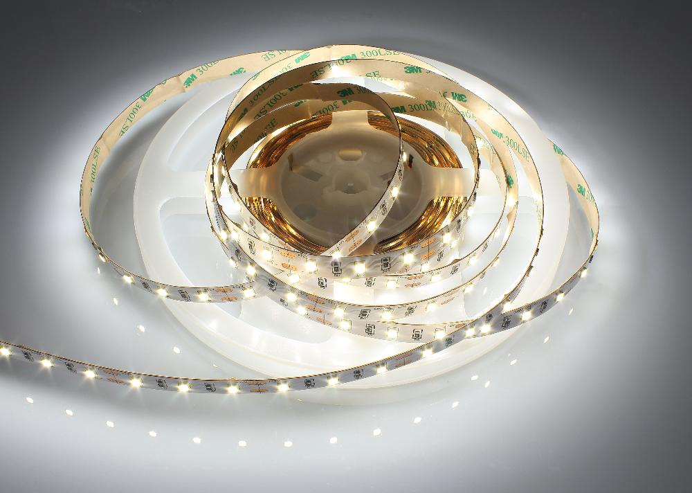 DC24V SMD2835 Full Spectrum LED Strip Light - CRI 97+ | 300 LEDs (60 LEDs/M) | 2700K / 3000K / 4000K / 5500K / 6500K | 10W/M | 8mm PCB | CRI 97+ | IP00 / IP67 | for Mirror, Kitchen Cabinet, Bedroom