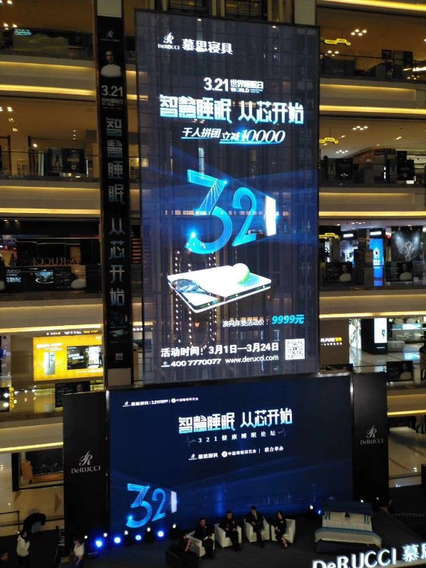 aClear Series Indoor Transparent LED Display Screen P3.125mm Pixel 3500nits in 1000x1000mm Aluminum Indoor Type for Glass/Window Display
