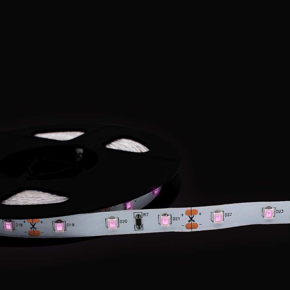 850 nm SMD2835 DC12V Infrarot-LED-Lichtleiste – Nachtsicht-IR für Sicherheit, 60/120/240 LEDs/m, 5 Meter, IP00/IP65