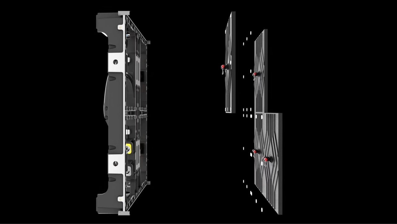 Écran LED d'intérieur de location Tour-GOB, pas de pixel 1,95/2,6/2,9/3,9 mm, boîtier en aluminium 500 x 500 mm, surface de protection recouverte de colle. Écran LED