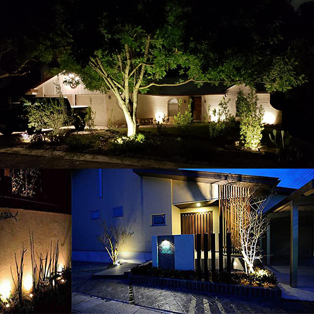 5W Low Voltage LED Landscape Light –  DC 12V | 3000K Warm White | IP65 Waterproof | Outdoor Lights for Yard Garden Pathway | 4 / 8-Pack