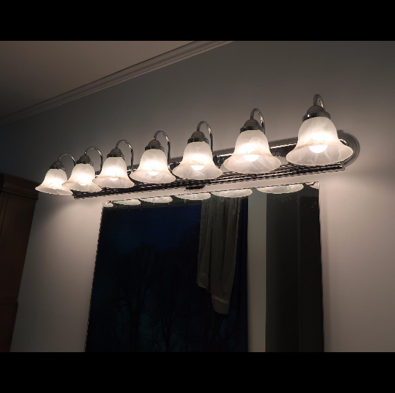 Lot de 6 ampoules LED G50 5 W 450 lm, culot à vis E27, 100-240 V CA, non dimmable, lumière blanche de 50 mm