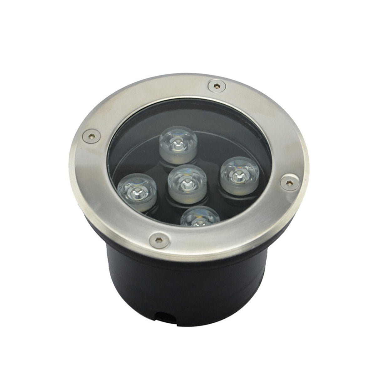 1W / 3W / 5W / 7W LED Inground Well Light – IP67 Waterproof | Low Voltage DC 12V / 24V | Warm White Landscape Uplighting for Garden, Pathway & Yard | 2 / 4 / 10-Pack