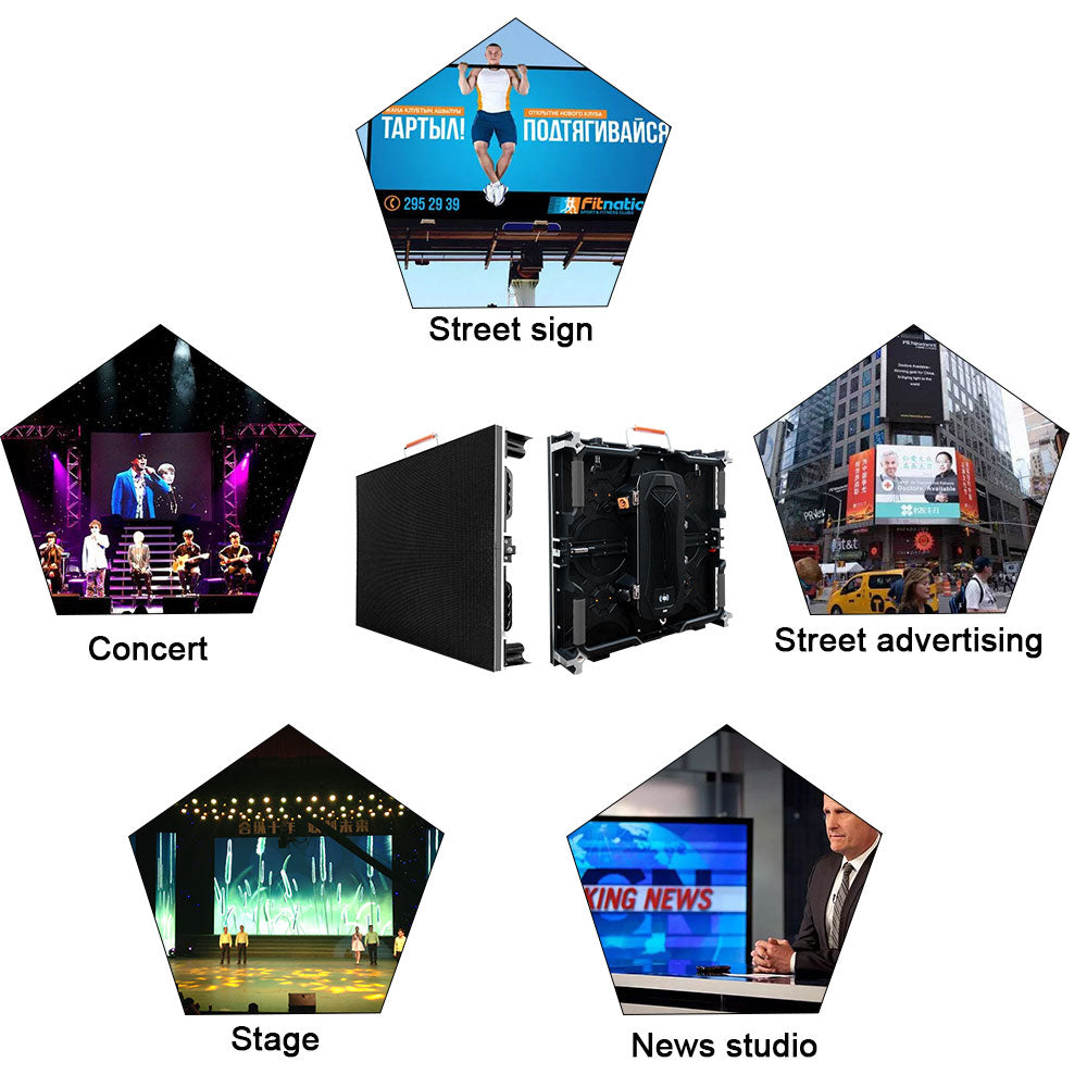 Écran LED d'intérieur de location Tour-GOB, pas de pixel 1,95/2,6/2,9/3,9 mm, boîtier en aluminium 500 x 500 mm, surface de protection recouverte de colle. Écran LED
