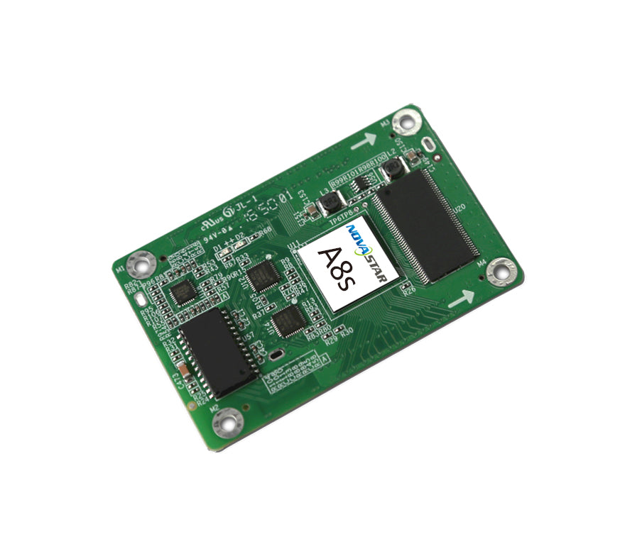 NovaStar A8s‑N Receiving Card – 512×384 Pixels | High‑Load 32‑Group RGB LED Controller Board for LED Display Screens