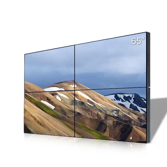 65'' BOE LCD-Videowand – 2x2-Kit (4 Panele) | 1920x1080 FHD | 500 Nits | Ultraschmaler Rahmen 3,5 mm | HDMI-Spleißer + Wandhalterung enthalten