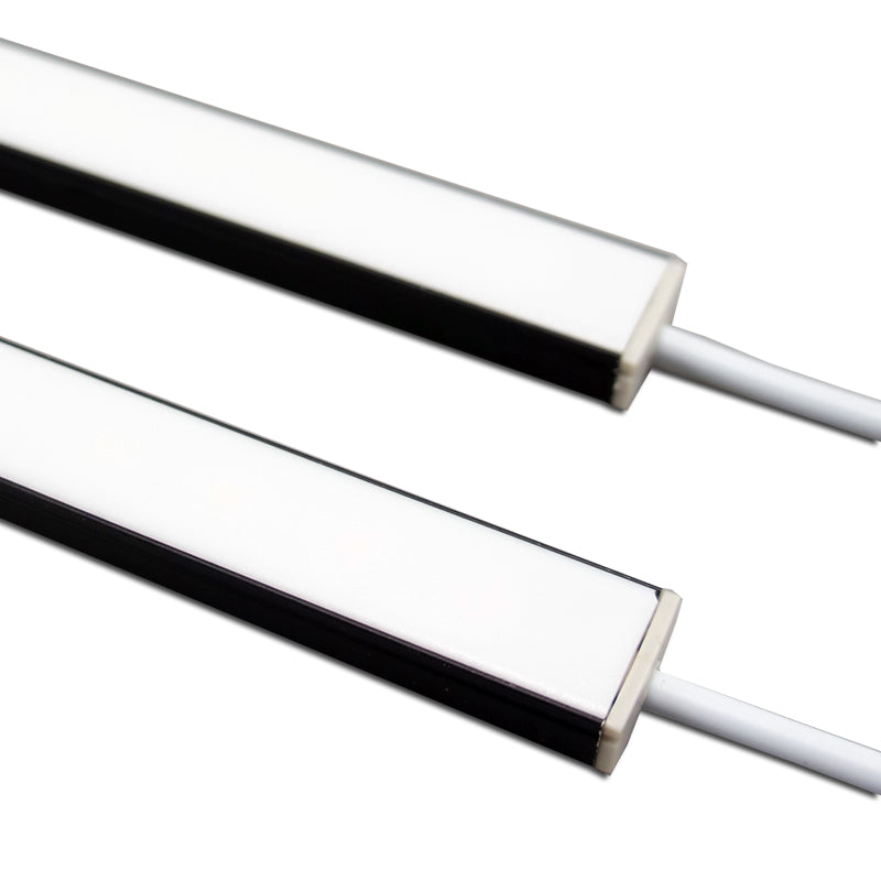 U02 Silver Aluminum Rigid LED Strip Light -  17×9mm | DC12V | SMD5630 72 LEDs/M | 0.5M/1M | Warm White / Natural White / Cool White| Silver Finish | Non-Waterproof | for Indoor Accent & Display Lighting | 10 / 50PCS