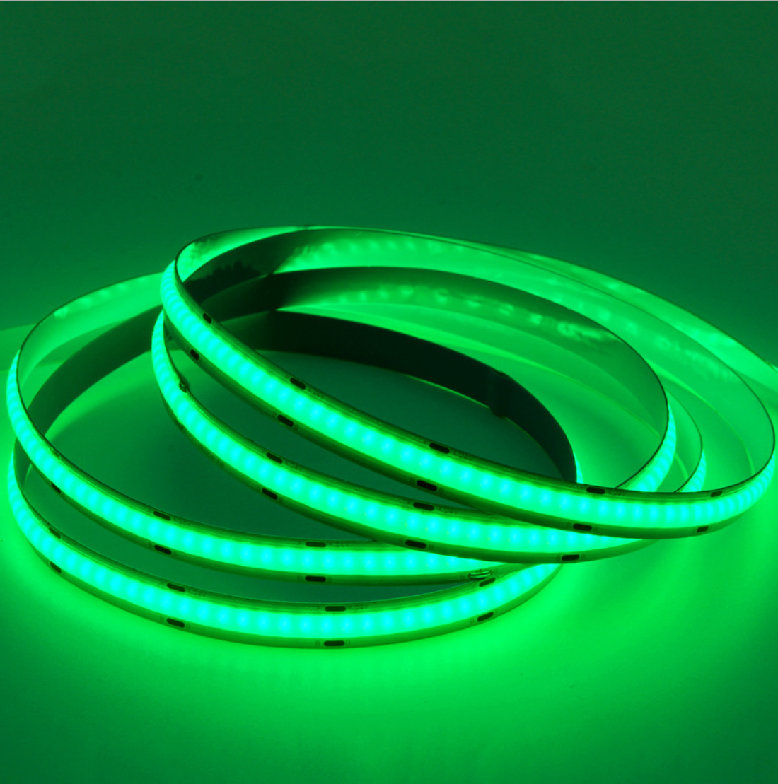 Bande LED multicolore FCOB 5 m, 840 LED/m, 14 W/m, 24 V, sans points, RVB