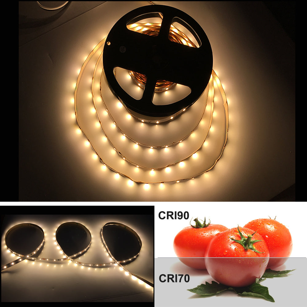 Bandes LED flexibles IRC 90, 5 m, SMD2835-300, 60 LED par mètre, largeur 8 mm