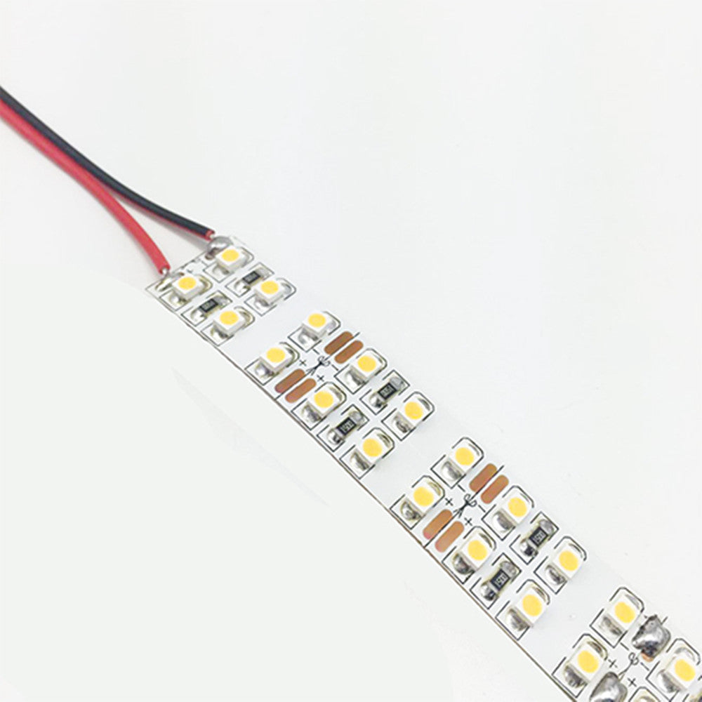 LED-Lichtstreifen mit hohem CRI90, SMD3528-1200, 240 LEDs, 1200 lm pro Meter, zweireihige flexible LED-Streifen, 15 mm breites 12-V-Band