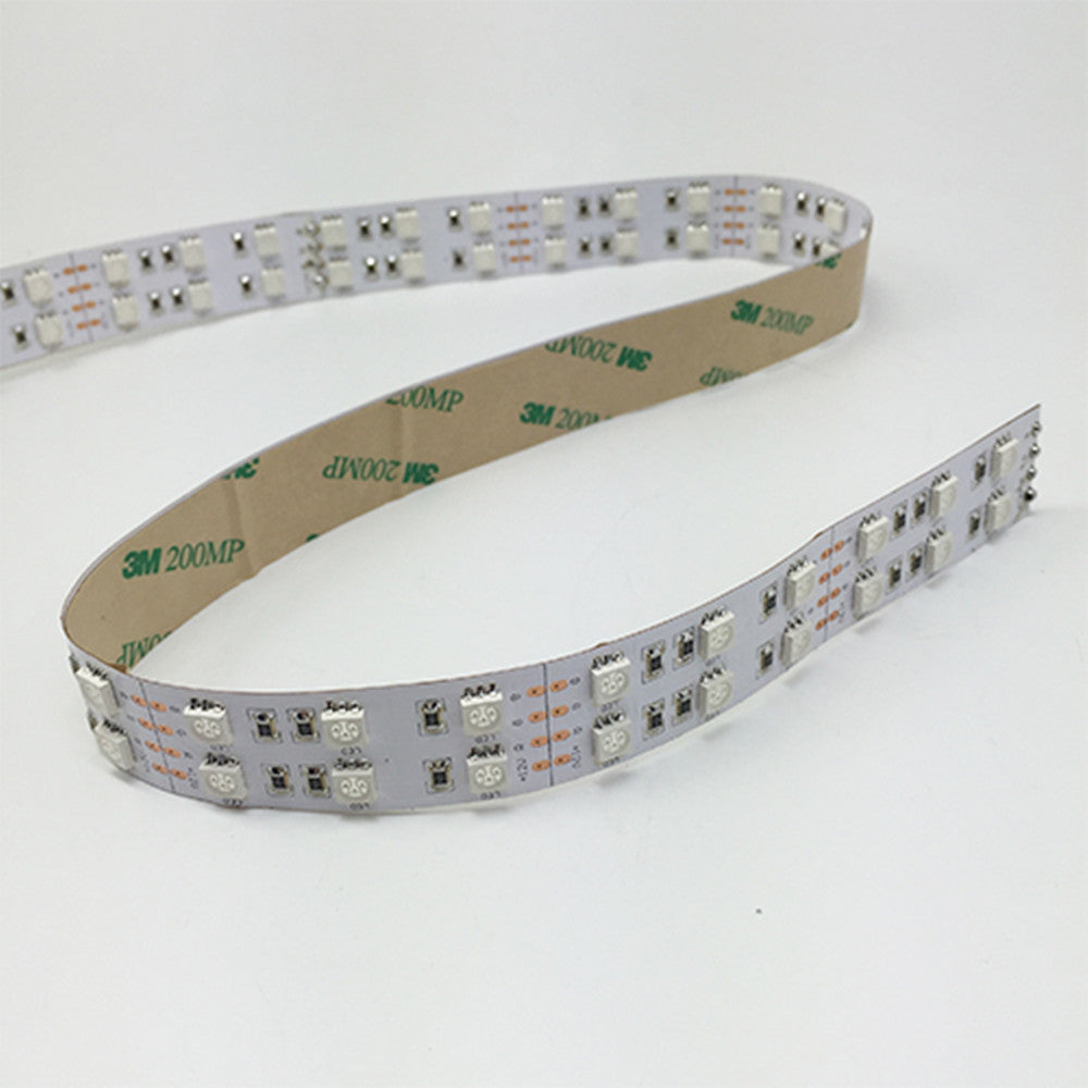 LED-Lichtstreifen mit hohem CRI 90, 12 V dimmbare SMD5050-600-Doppelreihen-flexible LED-Streifen, 120 LEDs 1800 lm pro Meter, 15 mm breites Band