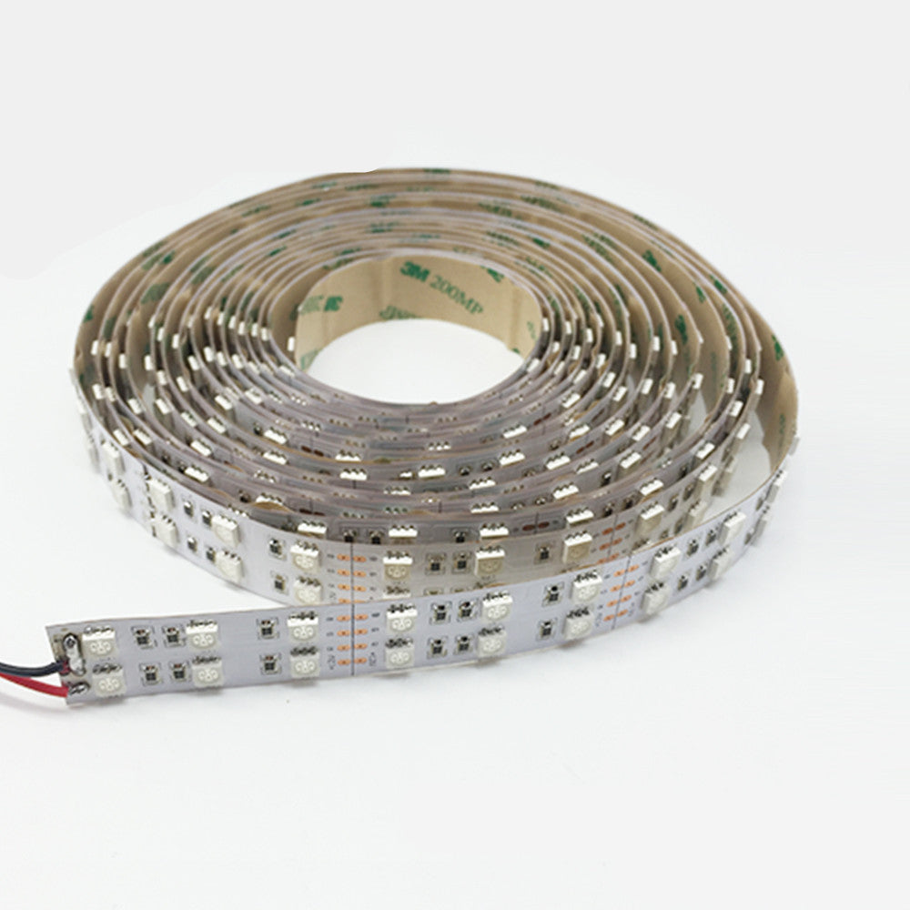 LED-Lichtstreifen mit hohem CRI 90, 12 V dimmbare SMD5050-600-Doppelreihen-flexible LED-Streifen, 120 LEDs 1800 lm pro Meter, 15 mm breites Band