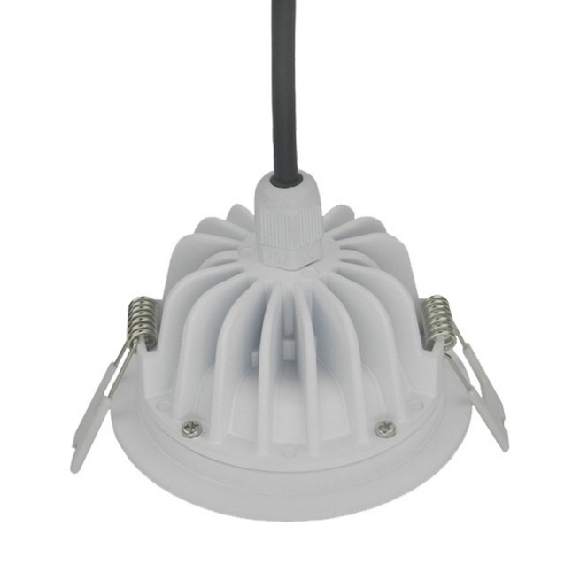 FX-2 Series Waterproof LED Downlight IP65 | 5W / 7W / 12W / 15W  | CRI>80 | 100–240V | Vapor-Proof Ceiling Light for Shower, Sauna & Outdoor Lighting | 1 / 4 / 10-Pack | White Housing | Non-Dimmable