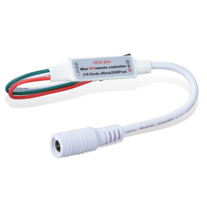 Mini contrôleur LED, télécommande sans fil RF 14 touches, contrôleur Pixel SPI pour lumières LED RVB adressables de couleur de rêve, DC5-24 V
