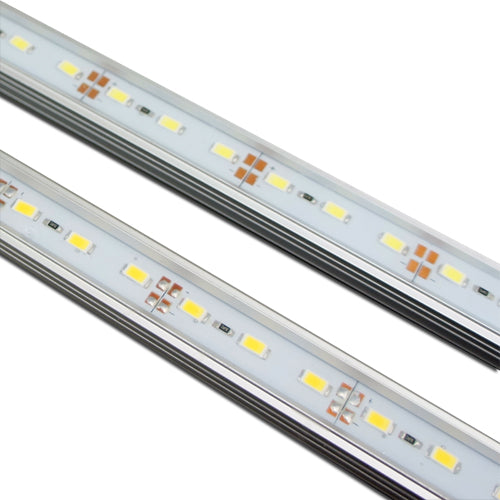 DC12V Aluminum Channel Rigid LED Strip Light - 18x11mm | SMD5730 72LEDs/M | 0.5M / 1M | Warm White / Daylight White | IP65 Waterproof | for Indoor & Outdoor Lighting | 10 / 50PCS
