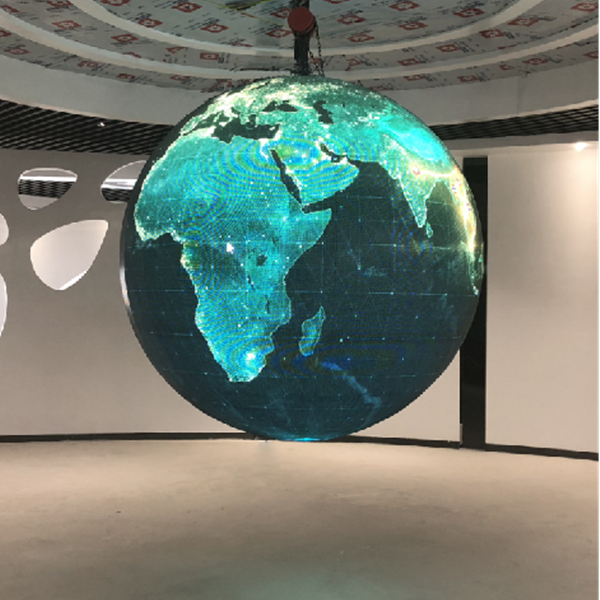 Dia. 100cm (3.3ft) Indoor LED Sphere Display | P1.25 / P1.53 / P1.86 / P2 / P2.5 | 360° Ball Screen for Museums, Exhibits & Commercial Spaces