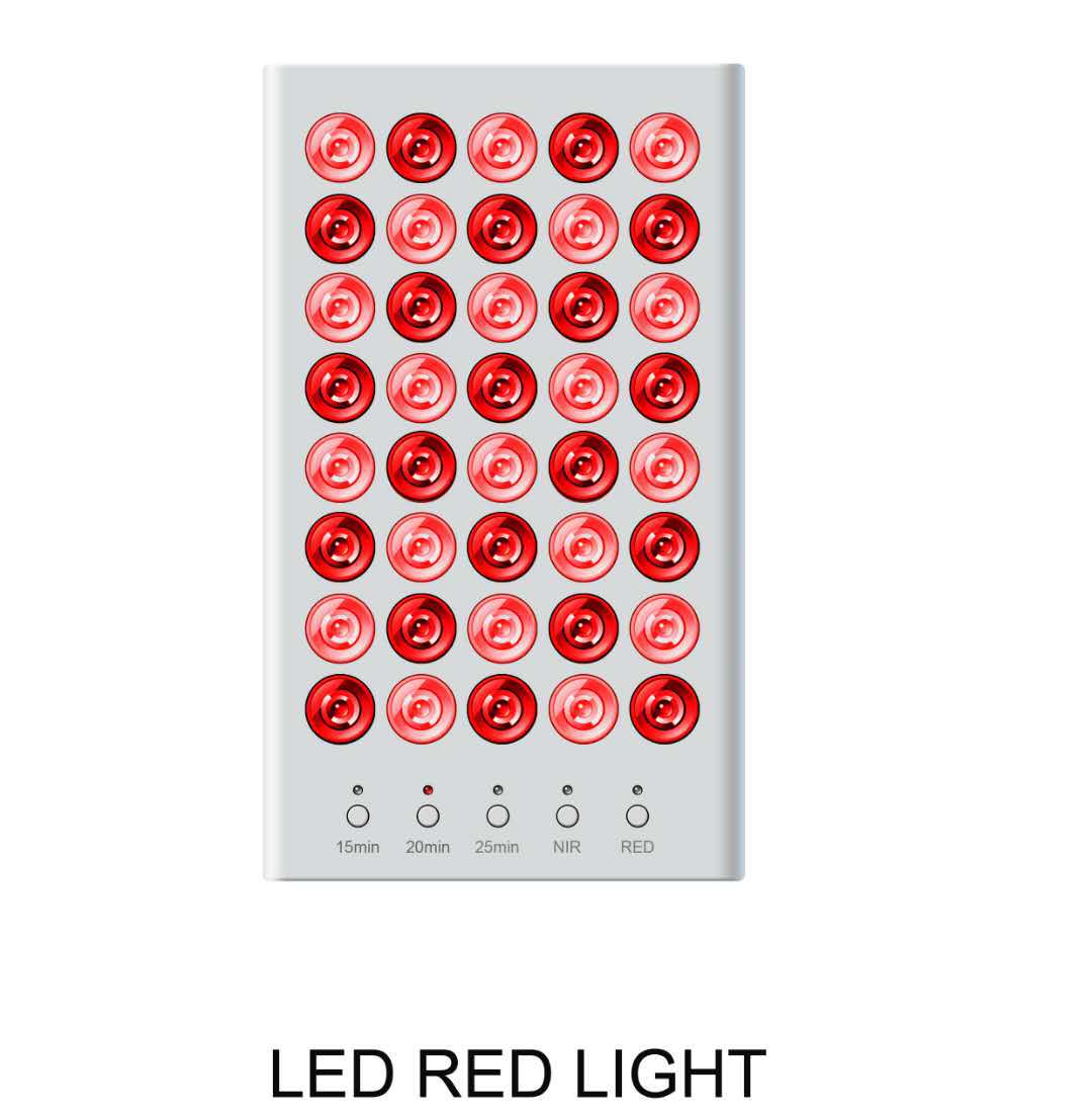 WS50 50 W rotes LED-Lichttherapie-Panel, tiefrote 660 nm und nahe Infrarot 850 nm LED-Lichttherapie