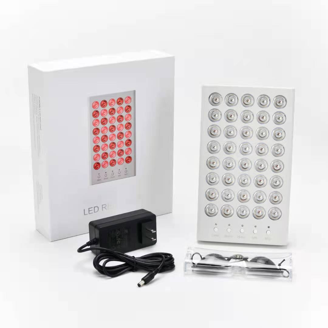 Panneau de luminothérapie LED rouge WS50 50 W, rouge profond 660 nm et proche infrarouge 850 nm