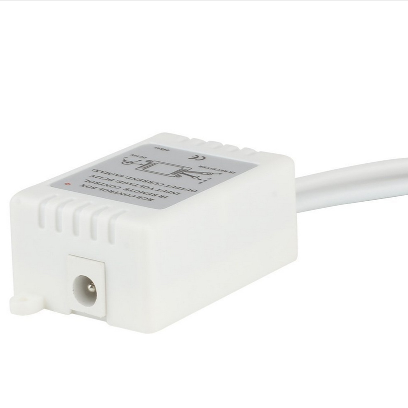 Contrôleur de bande LED blanche double – 12 V–24 V CC | Télécommande infrarouge 24 touches | Température de couleur réglable | Pour bandes LED blanches réglables