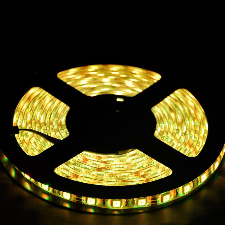5M/10M SMD5050 RGB LED Strip Light Kit - DC12V | 30 / 60LEDs/M | 10mm PCB | IP00 / IP65 | 5M /10M | RGB Color Changing LED Strip Lights with Alexa, Google Assistant | 24/ 44 Keys Controller + Power Supply