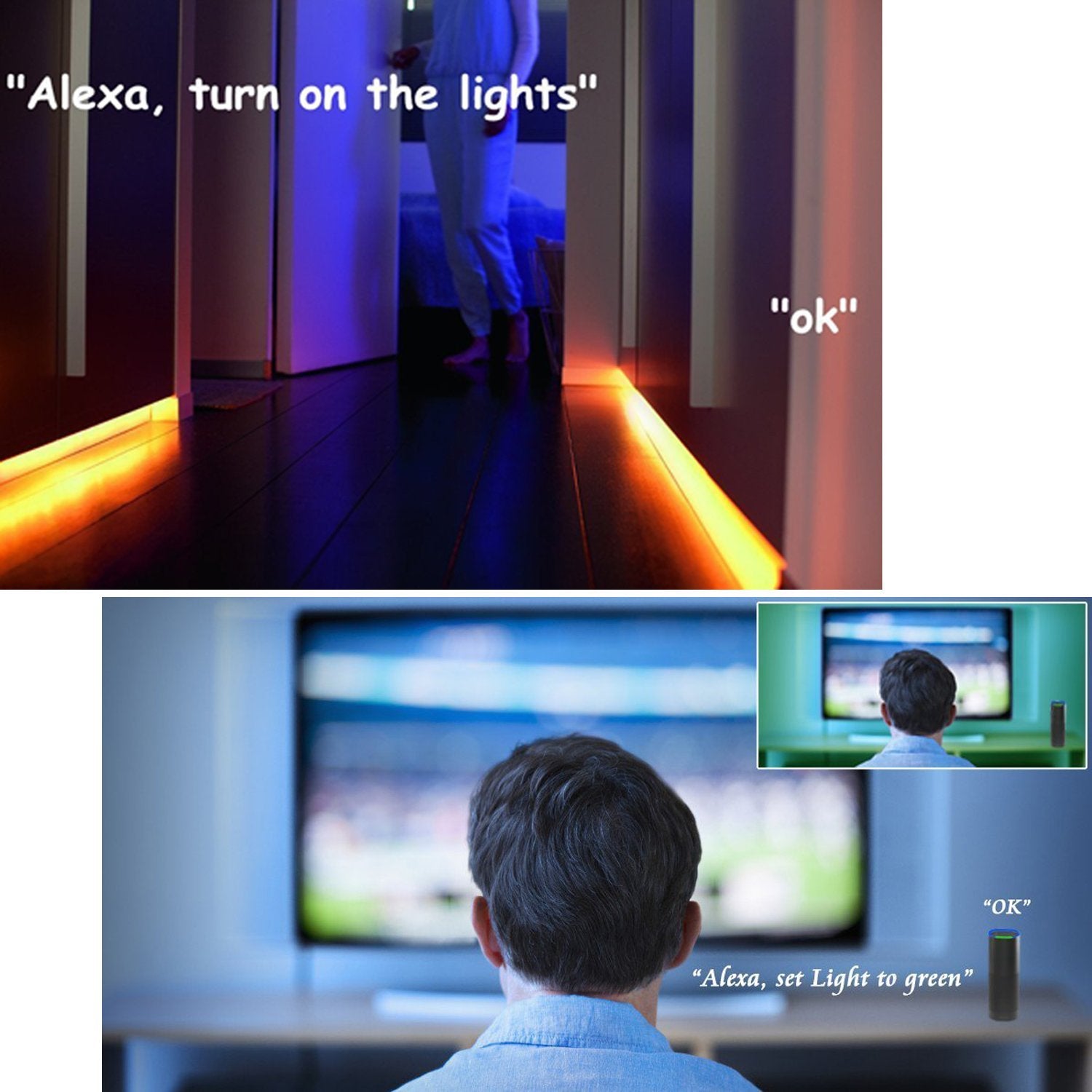 WiFi RGB/RGBW LED-Streifen-Controller – DC5V-24V | WiFi-App-Steuerung mit optionaler 24-Tasten-Fernbedienung | Für LED-Streifen