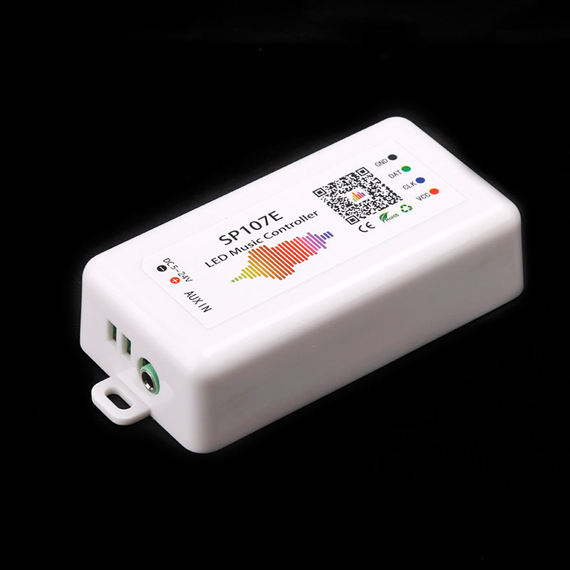 5 V-24 V DC, kabelloser SP107E Bluetooth Music Symphony Controller für Dream Color Magic Color, adressierbare, farbwechselnde LED-Lichtstreifen, max. 960 Pixel steuerbar