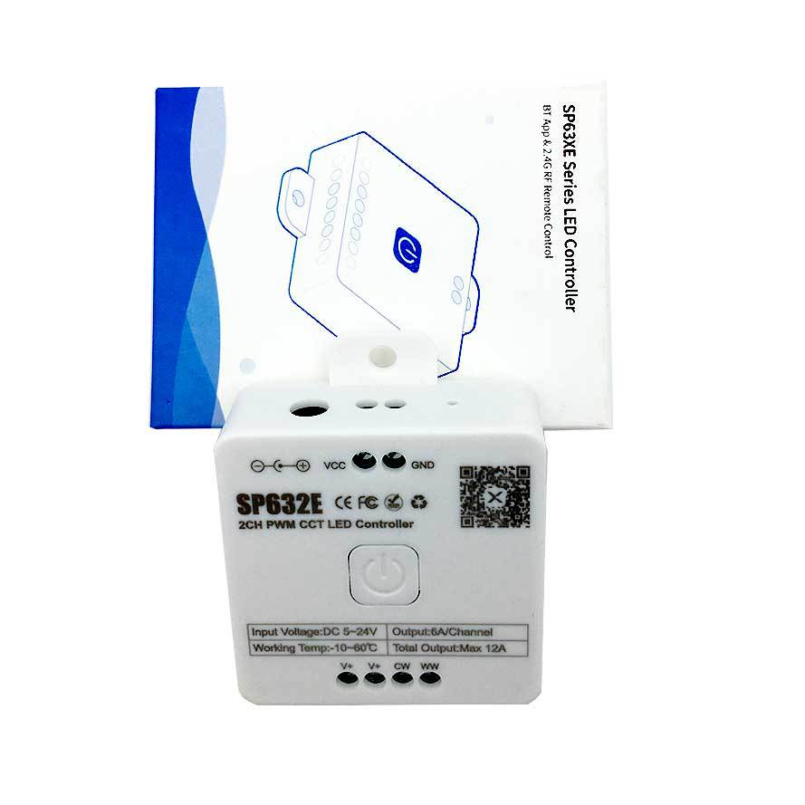 SP63X PWM Bluetooth Musik-LED-Controller-Serie – DC5V-24V | APP + Musiksteuerung | Für LED-Streifen und LED-Leuchten (iOS/Android)