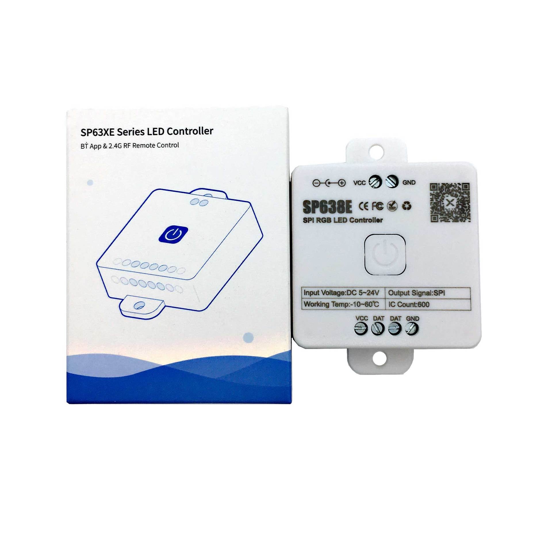 SP63X PWM Bluetooth Musik-LED-Controller-Serie – DC5V-24V | APP + Musiksteuerung | Für LED-Streifen und LED-Leuchten (iOS/Android)
