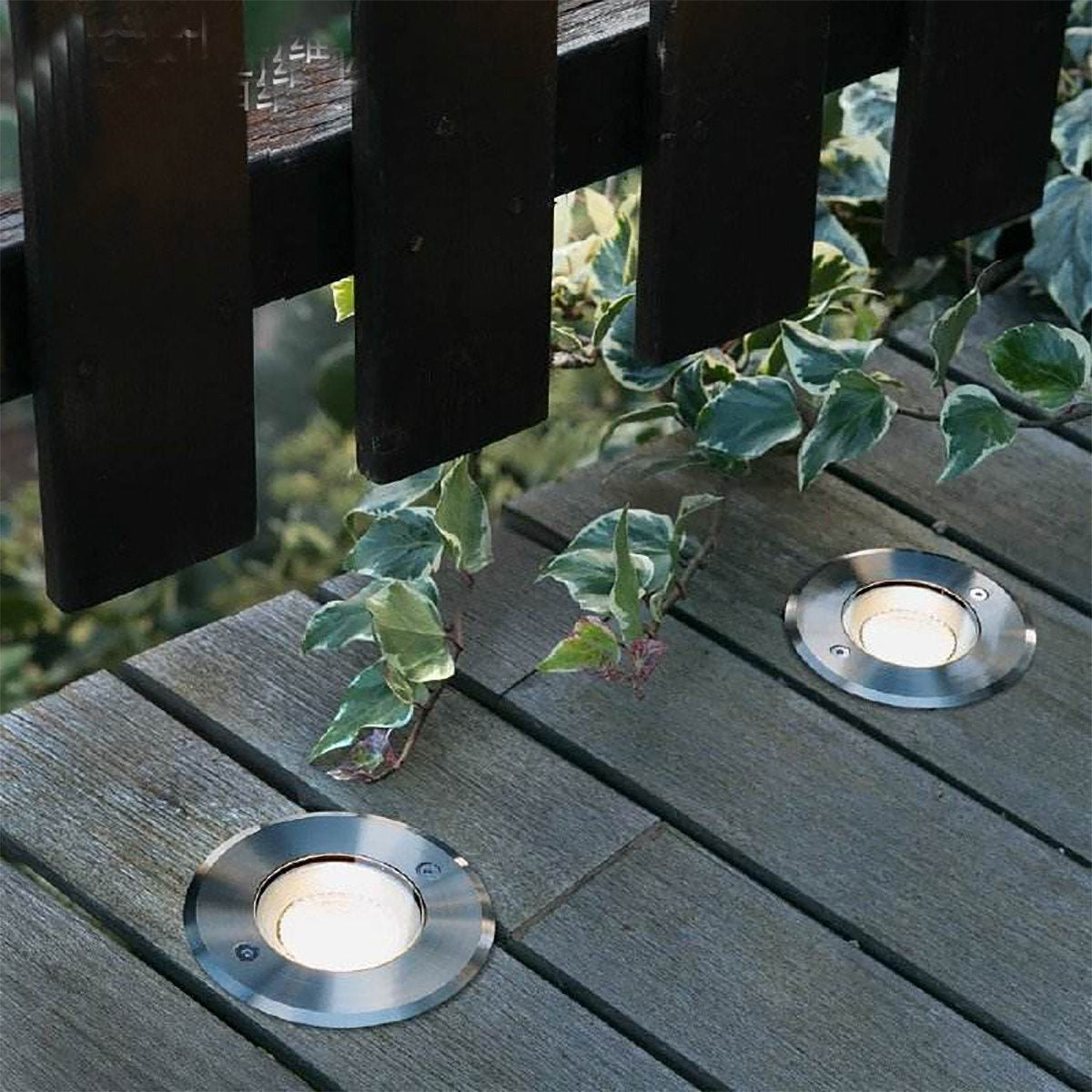 1W / 3W / 5W / 7W LED Inground Well Light – IP67 Waterproof | Low Voltage DC 12V / 24V | Warm White Landscape Uplighting for Garden, Pathway & Yard | 2 / 4 / 10-Pack